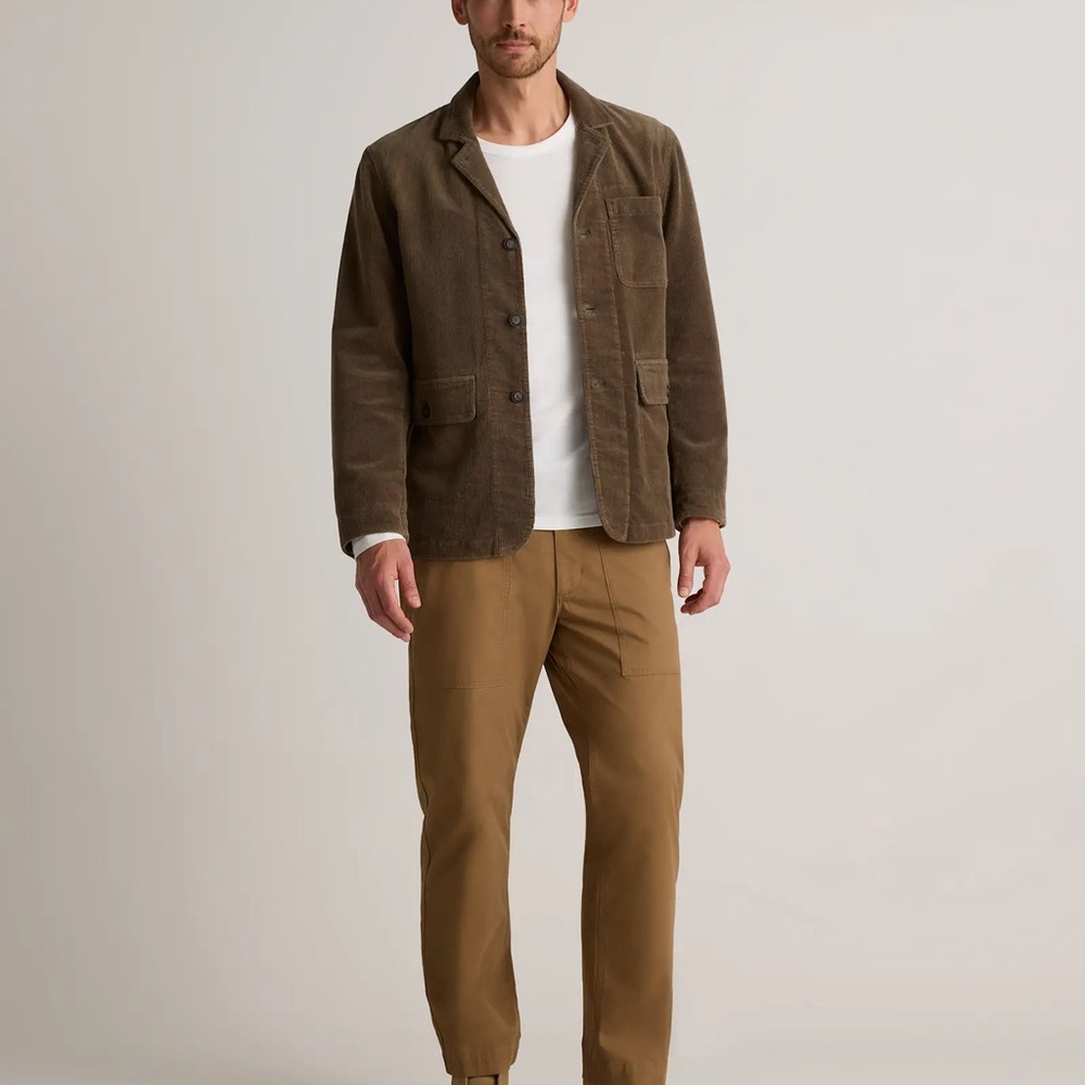 Quince Brown Corduroy Shirt Jacket